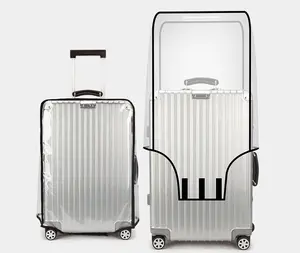 透明PVC行李箱保护套30英寸行李箱保护套带轮行李箱PVC行李箱保护套
