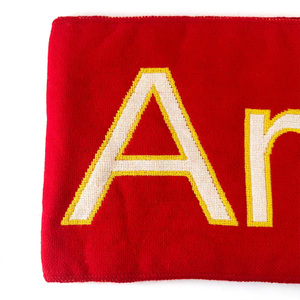 Bufanda de Fútbol a Rayas para Aficionados Mundiales, Chal de Pashmina Acrílico Suave y Cálido para Invierno con Letras, Elegante para Fans de Fútbol, Clubes y Copas - Product Image 3