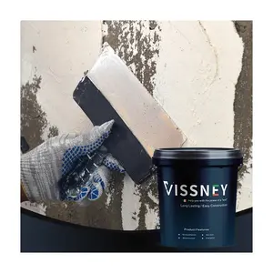 Vissney Gamazine Low Price Paint OEM/ODM Service Long-Lasting Color Retention Liquid Polish Micro Cement Wall Paint