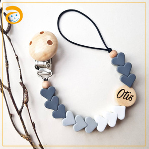 คลิปหนีบลูกปัดซิลิโคนสำหรับเด็กทารก,ที่หนีบจุกไม้แบบสั่งทำได้ - Product Image 3