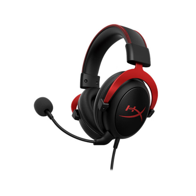 Hyper X Cloud II  Wired 2.4G Aluminum Frame Gaming Headset Hyper X Headset Earphone Black-red Bronze