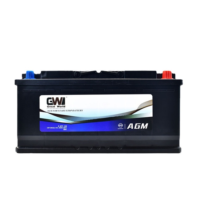 Wholesale 12V AGM Battery 100Ah Deep Cycle for Cars Golf Carts & Boats-3000+ Cycle Life 24 Months Warranty Start-Stop Systems