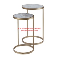 Table d'appoint en métal de qualité supérieure pour le salon, dernière conception graphique, Table d'appoint dorée pour la maison, décoration, Table centrale Unique