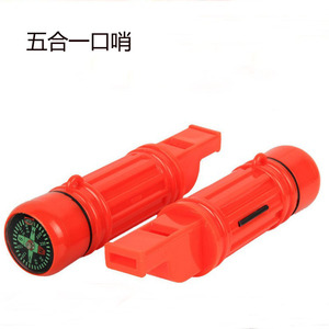 Fischio di sopravvivenza 5-in-1 per escursionisti di emergenza da campeggio - Product Image 5