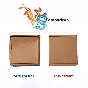 Boîte de papier kraft en forme d'avion extra dur petit emballage express en carton ondulé pour bijoux cosmétiques vêtements-vente en gros - Product Image 2