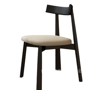 Solid Wood <b>Dining</b> <b>Chair</b> Upholstered 30Cm Backrest Height For <b>Dining</b> Room Adult Use - Product Image 5