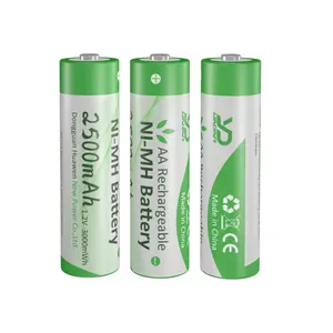 המחיר הטוב ביותר aa 1.2v 2500mah נטענת n-mh עבור מופעל זאפר באג מאוורר באגים