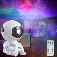 Projecteur créatif en forme de nébuleuse en forme d'astronaute plafonnier intelligent pour chambre à coucher décor à la maison sommeil apaisant pour les enfants