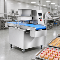 Machine automatique de dépose de biscuits pour boulangerie, petite et commerciale, avec buses interchangeables et conception facile à nettoyer