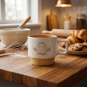 Hot Selling Cute Cartoon Ceramic Mug Microwave-Safe High-Temperature Resistance Party Use Creative Breakfast <b>Stacked</b> Cup - Product Image 4