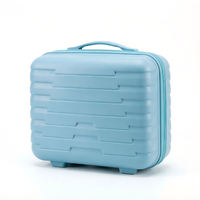 Valise miniature incassable en PP, coque rigide de qualité supérieure, trousse de toilette de luxe, sac cosmétique léger, organiseur de maquillage de voyage, unisexe