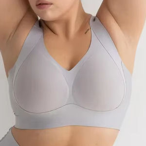 Fabricant de soutien-gorge Soutien-gorge souple sans fil doux pour la peau Soutien anti-affaissement pour soulever les seins affaissés Plus Sizer Bralette - Product Image 3