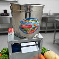 Mesin Pemotong Serbaguna Xinghua Ukuran Besar, Penghancur Sayuran Buah Kentang Stainless Steel Elektrik Bermotor, Penghancur Rumput Multifungsi