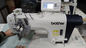 Nouvelle machine à coudre à <span class=keywords><strong>double</strong></span> aiguille informatisée Brother T-8752D, machine à point noué à <span class=keywords><strong>double</strong></span> aiguille 8752 avec grand crochet - Product Image 6