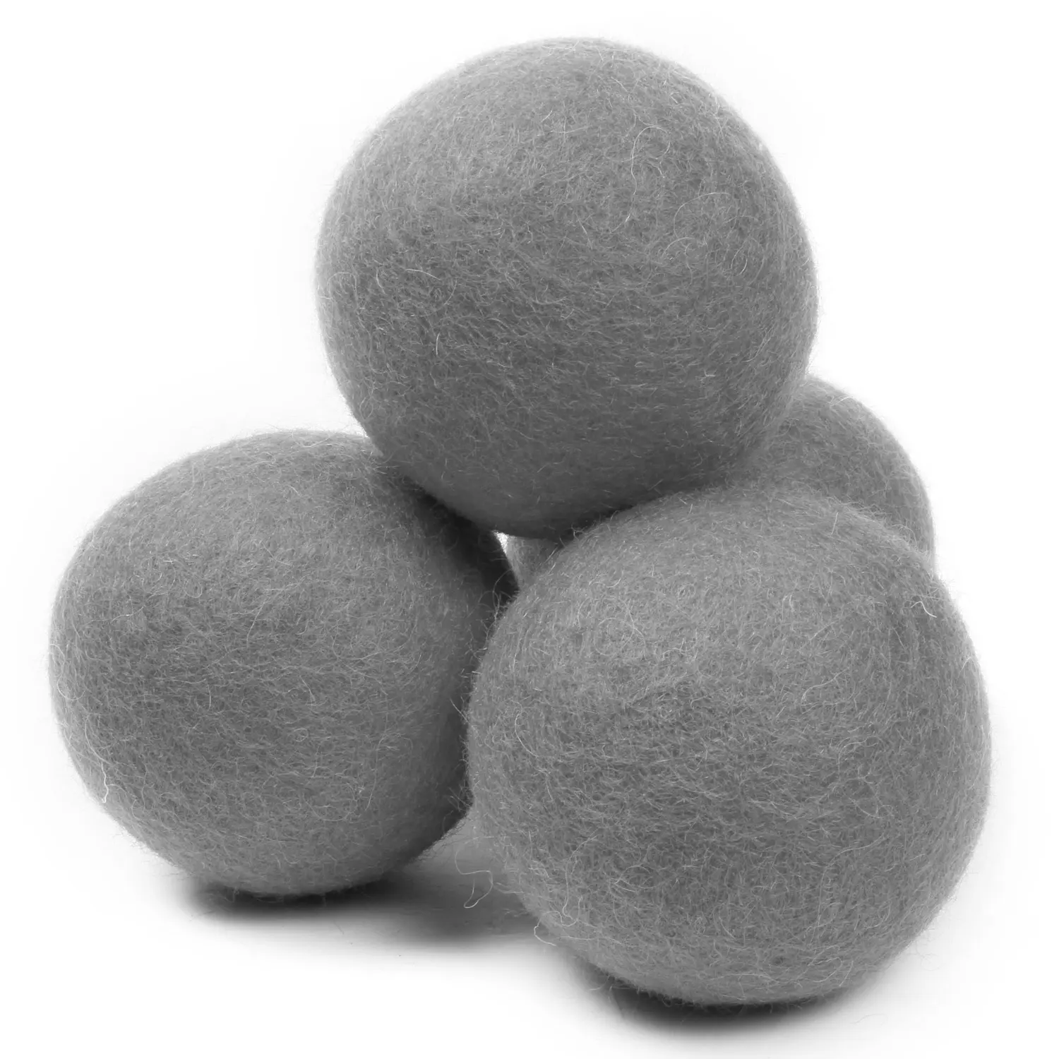 हस्तनिर्मित महसूस किया ड्रायर गेंदों गेंदों-ग्रे एक प्रकार का वृक्ष महसूस किया-प्राकृतिक कपड़े सॉफ़्नर-1000 + भार, एक प्रकार का वृक्ष समय बचाने के लिए और ऊर्जा-महसूस किया गेंदों