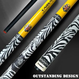 Queue de billard Tai Ba Cues en 2 parties, enveloppement en lin, embout en cuir multicouche de 13 mm, queue de billard professionnelle 18, 19, 20, 21 oz - Product Image 3