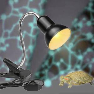 Lampada Riscaldante <span class=keywords><strong>per</strong></span> Rettili con Grande Cupola, Lampada UVB con Timer, Lampada Solare al Calcio <span class=keywords><strong>per</strong></span> <span class=keywords><strong>Tartarughe</strong></span>, Lucertole e Anfibi - Product Image 2