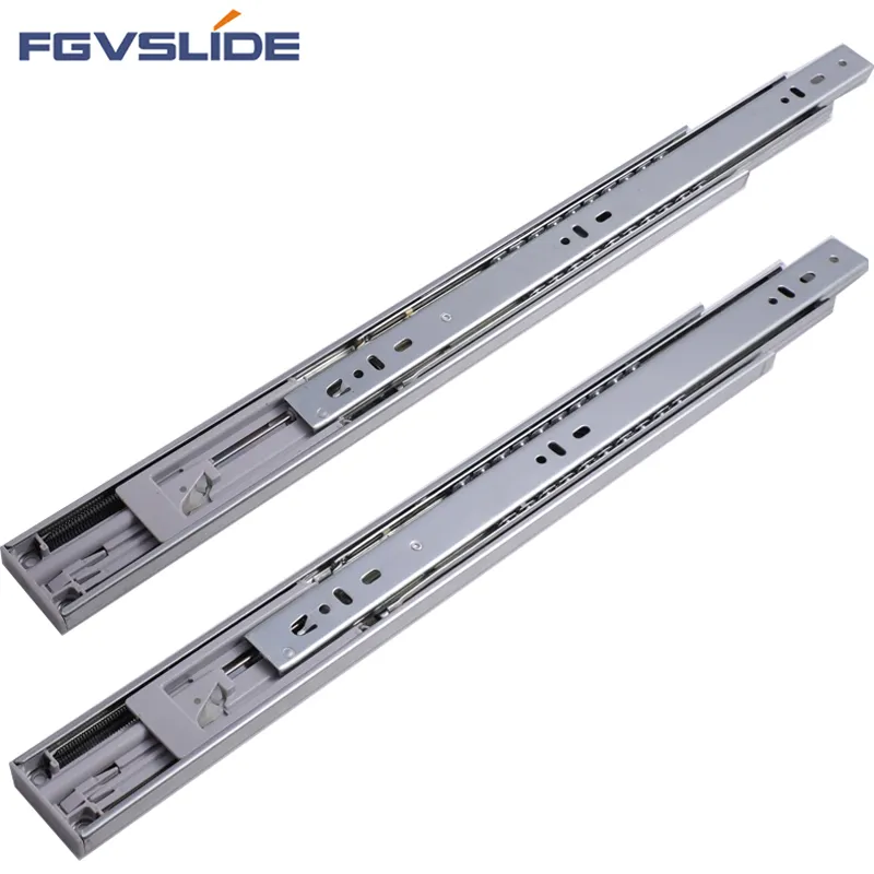 45mm Soft Closing Kitchen Cabinet Dtc Drawer Slides Suppliers Inner Frame Detachable Assembly Function,adopt 32mm System Hole.