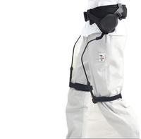 Andador para Piernas, Ayuda para Caminar para Hemiplejicos, Rehabilitación de Extremidades Inferiores, Exoesqueleto Plegable y Portátil