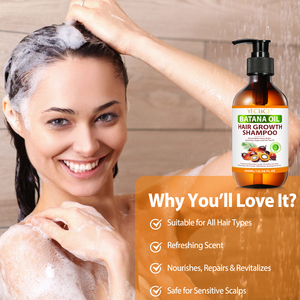 Champú para el Crecimiento del Cabello con Aceite de Batana de YECUCE, 300 ml, Nutre Profundamente el Cabello y el Cuero Cabelludo, Deja el Cabello Suave y Brillante, para Logotipo Personalizado de Fábrica - Product Image 2