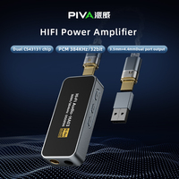 PIVA BJ10 3.5mm 4.4mm 384KHz/32bit Stereo müzik HiFi ses kulaklık amplifikatörü küçük kuyruk güç amplifikatörü DAC DSD ses şifre çözücü