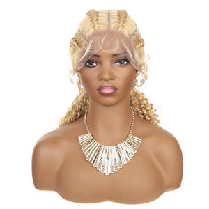 Peinado Rizado Suelto Apto para Rizos Rubios Suizos, Fibras de Baja Temperatura que Facilitan el Peinado de las Pelucas - Product Image 6