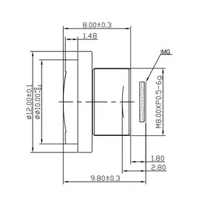 <strong>1</strong>/<strong>4</strong> Inch Sensor <strong>F</strong>/2.5 Aperture <strong>Lens</strong> Mount M8 Cctv <strong>Lenses</strong> Car Reverse Camera <strong>Lens</strong> M8 Mount M12 Starlight <strong>Lens</strong> 2.1mm - Product Image 3