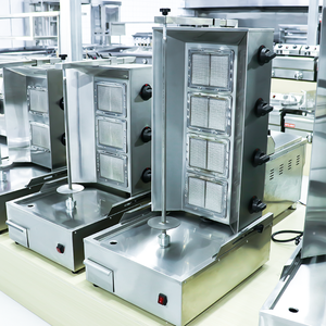 Máquina de <span class=keywords><strong>Kebab</strong></span> <span class=keywords><strong>Doner</strong></span> Automática de Acero Inoxidable HELAXEN, Máquina de Shawarma Comercial Duradera que Funciona con Gas, Temperatura Precisa - Product Image 6