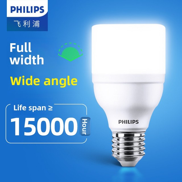 For LED Bulb E27 Screw Base Energy-Saving Lamp Home Use 17W Illumination 13W Ultra-Bright Cylindrical Design 3000K/6500K