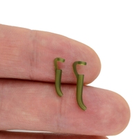 500 pièces d'accessoires de pêche à la carpe, manchons anti-emmêlement, manchons pour hameçons, aligneur de ligne D-rig, montages de ligne Hair Rigs et Zig Rig, 25 pièces par paquet