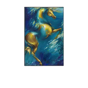 Customized Modern Art Oil Painting Animal Poster Wall Art Bedroom Living Room Decoration Painting Poster