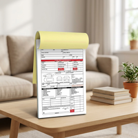 Carnet de formulaires autocopiants NCR 2 plis personnalisé pour service de remorquage, 200 jeux, pour factures de réparation automobile, ordres de travail, reçus et inspection de véhicule