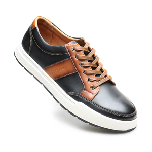 ยอดนิยม<span class=keywords><strong>Street</strong></span>สไตล์ผู้ชายสบายๆหนังสไตล์รองเท้าผ้าใบLace-Up Handmadeหนังวัวแบนกีฬารองเท้าขายส่ง - Product Image 5