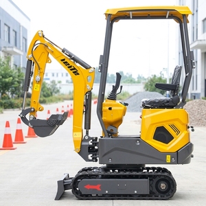 Miniexcavadora con Certificación CE, EPA y EURO5, de 1 y 1.2 Toneladas, para Excavación de Hoyuelos de Frutas y Mantenimiento Diario de Huertos - Product Image 1