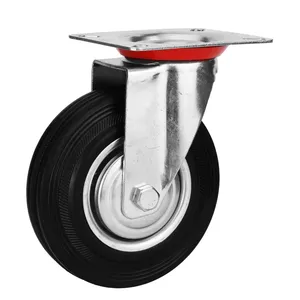 Barbacoa parrilla de hierro basura Skybag Red Industrial negro rueda lanzador