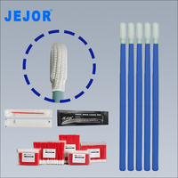100pcs Mini poussière de nettoyage non pelucheuse 100% écouvillon de salle blanche de type tête à pointe de polyester