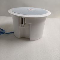 Haut-parleurs de plafond SIP KNTECH 15W, système de sonorisation IP pour réseau de télécommunications VoIP, alimentation PoE RJ45, en plastique ABS