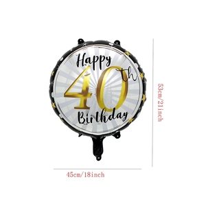 Palloncini per <span class=keywords><strong>Compleanno</strong></span> 18, 21, 30, 40, 50, <span class=keywords><strong>60</strong></span> Anni, Decorazioni per Feste di <span class=keywords><strong>Compleanno</strong></span> per Ragazzi e Ragazze - Product Image 3