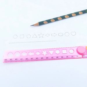 Papeterie créative, cadeau pour enfants, règle droite en plastique transparente mignonne, 30 cm, taille standard, outils de mesure, logo personnalisé - Product Image 3