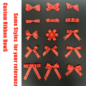 Lazo de Raso Pre-Atado de Lujo, Lazo de Raso de Doble Cara RPET Personalizado para Envolver Regalos de Navidad, Cumpleaños y Fiestas - Product Image 6