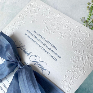 Vintage Dark Green Velvet Box Personalized Photo Wedding Invitation Box Save the Date QR Code Caja De Terciopelo Invitación Boda - Product Image 4