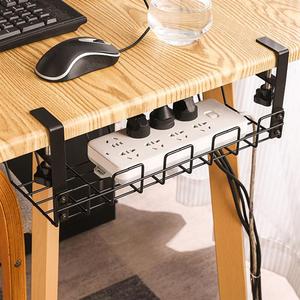 Wire <strong>Basket</strong> <strong>Shelf</strong> Under Table Storage Rack Wire Desk Cable Under Management Tray Cord Organizer Rack Wire Cable <strong>Shelf</strong> <strong>Basket</strong> - Product Image 1