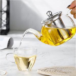 Pots à thé <span class=keywords><strong>en</strong></span> <span class=keywords><strong>verre</strong></span> borosilicate à haute teneur <span class=keywords><strong>en</strong></span> <span class=keywords><strong>verre</strong></span>, personnalisés avec passoire - Product Image 3