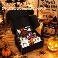Poupées en crochet positives pour le soutien émotionnel, fantômes citrouilles, faites à la main en fil doux texturé, cadeaux d'Halloween effrayants pour femmes et hommes