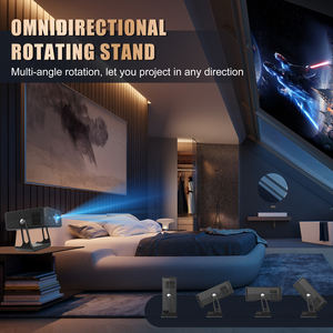 Projecteur portable K7 4K, lumineux, 300 lumens ANSI, films avec Android 14, Smart TV, WiFi double rapide, mise au point automatique et son intégré - Product Image 6