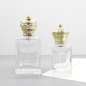 Flacon pulvérisateur de parfum transparent en cristal de 50 ml et 100 ml, flacon vide pour cosmétiques - Product Image 1