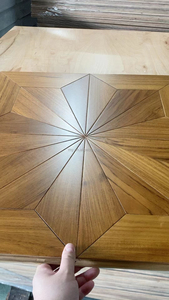 Burma Teak Versailles Modern <b>Brushed</b> Oak Parquet Elegant Style Solid Hardwood Engineered <b>Flooring</b> - Product Image 4