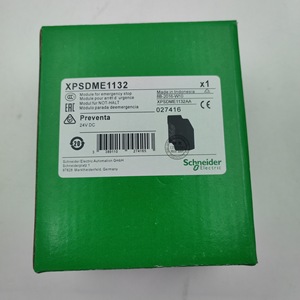 Schneider XPSDME1132 Safety <b>Relay</b> 24V DC 10A SPST Emergency Stop Module - Product Image 1