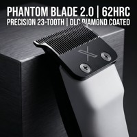 Cortapelos Profesional con Motor sin Escobillas de 7200 RPM - Batería de 3200 mAh, 4 Horas de Autonomía, Cuchilla DLC, Recortadora Inalámbrica para Barbería y Peinados con Aceite