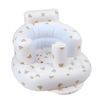 Canapé-lit gonflable portable pour bébé avec support anti-chute pour tout-petit